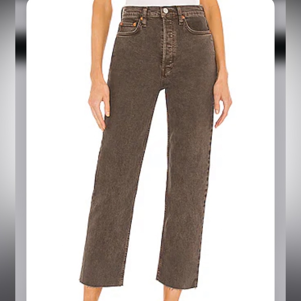 Re/done 70’s Ultra High-Rise Stovepipe jeans